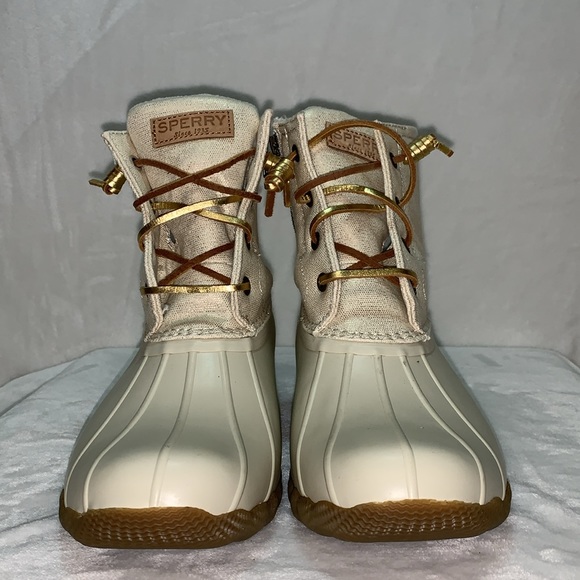 Sperry Top-Sider Saltwater Sparkle Rain/Snow women’s size 9.5 *NEW* - Picture 2 of 7